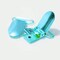 1 Dozen Metal Suspender Clips Colorful Durable Plastic Grip Sewing Clips Size 1 Inch Aqua Color